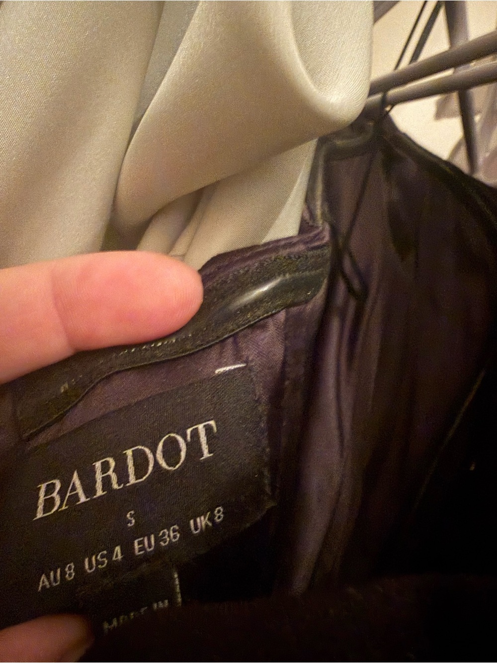 Bardot Black Strapless Midi Dress - Picture 6 of 6